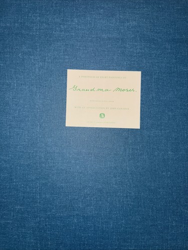 Vtg grandma moses - grandma, portfolio