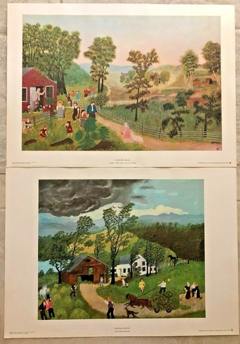 Pair grandma moses - pair,